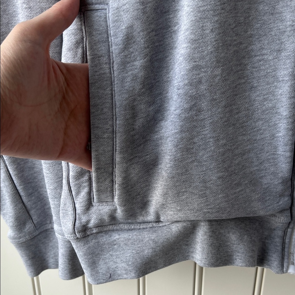 Lacoste Men's Zip-Up Gray Sweater - Picture 6 of 9